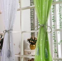 Wholesale Window Star Tulle Curtains Modern Curtains Living Room Transparent Tulle Curtain Window Drapes Sheer for The Bedroom Home Decoration