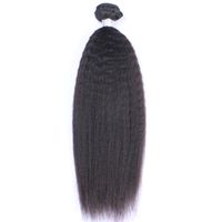 Wholesale Kinky straight brazilian Human braiding Hair weaving Italian coarse yaki Extensions Bundles per set