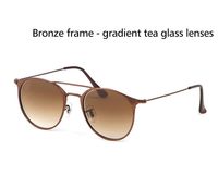 Wholesale Best quality Brand Sunglasses Men Women Alloy Frame G15 gradient Glass Lenses oculos de sol With free Retail case and label