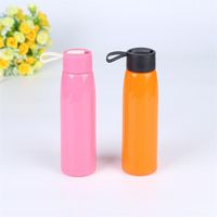 Wholesale Plastic Glass Insulated Tumbler Double Thermal Insulation Hot Water Bottles Color Mix Creative Advertising Gift Cup Factory Outlet yfa1