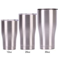 Wholesale Stainless Steel Tumbler Cup With Lid Oz Double Wall Vacuum Flask Insulated Beer Cup Drinking Thermoses Coffee VT0225