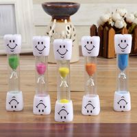 Wholesale Sand Clock Minutes Smiling Face The Hourglass Decorative Household Kids Toothbrush Timer Sand Clock Gifts Ornaments Christmas DHL WX9