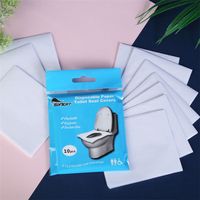 Wholesale soluble water disposable toilet seat cushion paper slice pack portable toilet pad Disposable toilet seat paper T9I00339