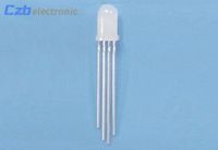 20Pcs Led Rgb Rainbow Fast Flash 2-Pins F5 5Mm Super Bright Bulb Lamp uk