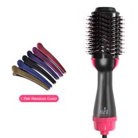 2 in 1 Hair Styling Asciuga Arricciacapelli Elettrico Ioni Ceramica Hot Spazzola