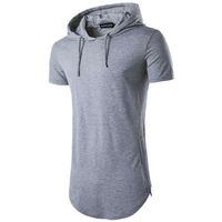 Wholesale Simple Male Tight t shirt men shirt Short sleeve clothes Tee Sportswear Hot Sale