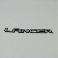 Wholesale 175 mm For Mitsubishi Black Trim Lancer Emblem Sticker Badge GRS EVO ES RS Eclipse