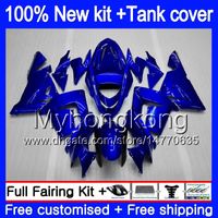 Wholesale Body Tank For KAWASAKI ZX1000 CC ZX R ZX R MY ZX10R ZX1000C CC ZX R ABS Glossy blue Fairings
