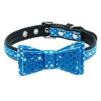 Wholesale Cute Dog Cat Puppy Collars Bow Tie Padded for Small Pets Cat Kitten Doggy Chihuahua Blue Pink Black