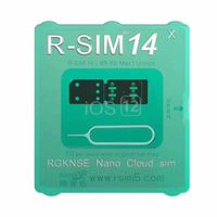 Wholesale 2019 newest unlock iccid card rsim14 for iphone8 iphone xs max xr x iOS x x G unlock r sim