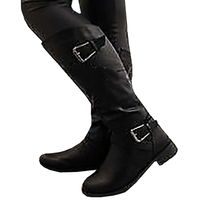 belt thigh high boots amazon