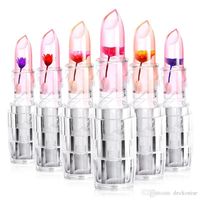 Wholesale New Lipstick Long Lasting Makeup Moisturizer Transparent Magic Temperature Flower Color Changing Lipstick Lip Kit