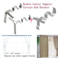 Discount Double Window Curtain Rods Double Window Curtain Rods