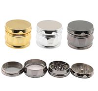 Wholesale Creative Drum Type Plastic Smoke Grinder Diameter Layer Electroplated Sharp Tooth Grinding Box Convenient Smoke Grinder