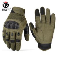 Wholesale TouchScreen Military Tactical Gloves Army Paintball Shooting Airsoft Combat Anti Skid Hard Knuckle Full Finger Gloves Men Women T191108