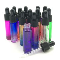 Wholesale 1000pcs ml Glass Pipette Drop Bottle with Pure Glass Dropper Perfume Sample Essential Oil Mini Tubes Vial