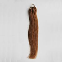 Wholesale 100 Human Hair g Stand pieces Human Micro Bead Links Remy Hair Straight Extensions