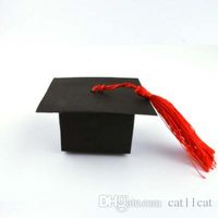 Wholesale Graduation Cap Gift Candy Sugar Box for Filling Candy Sugar Chocolate Souvenir on Graduation Party
