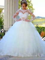 Wholesale Nice No Tail Vintage Lace East Bridal Ball Gown Pakistani Wedding Dresses Spanish Designer Backless The Best Wedding Dress