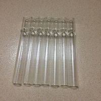 Wholesale Portable Innovative Design Pyrex Glass One Hitter Smoking Pipe Filter Cigarette Holder Mouthpiece Tip Easy Clean High Quality Hot Cake DHL