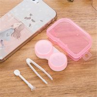 Wholesale Practical Newest Contact Lens Box Small Lovely Candy Color Eyewear Case Multi Colors Contact Lenses Box Best Gift