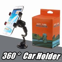 Wholesale Car Mount Long Arm Universal Windshield Dashboard Mobile Phone Car Holder Degree Rotation Car Holder with Strong Suction Cup X Clamp