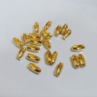 Wholesale pc in bulk Gold DIY Jewelry Stainless Steel Bails Fit mm Beads Ball Chain Connector Clasp