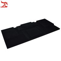 Wholesale New Black Velvet Jewelry Display Window Showcase MDF Board Counter Store Jewellery Stand Necklace Ring Holder Cases cm
