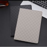 Wholesale Fashion square pattern Tablet PC Stand Leather Case with hard pc cover for iPad mini ipad pro Air shockproof Dormancy shell