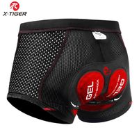 WOSAWE sous-V/êtements de V/élo avec 3D Padded Gel Respirant /à s/échage Rapide Cyclisme Shorts v/élo Pantalon pour Homme