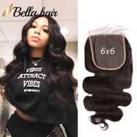 Wholesale 4X4 X5 X6 Brazilian Top Lace Closures Human Virgin Hair Weaves Closure With Baby Hair Straight Body Wave Curly Deep LooseWave
