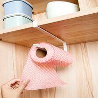 Wholesale Bathroom Roll Toilet Paper Holder Paper Towel Rack Iron Holder Hanging Cabinet Door Hanger Floating Shelf Kitchen