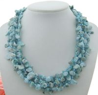 Wholesale 20 quot Strands Larimar Crystal Necklace