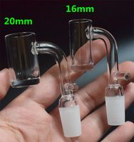 Wholesale 16mm mm OD Quartz Enail Banger With Hook Female Male mm mm mm Quartz E Nail Banger Nails For Coil Heater Glass Bongs
