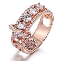 Wholesale rings luxury designer jewelry women rings zircon ring with multi colors crystal sterling silver ring model no NE1065