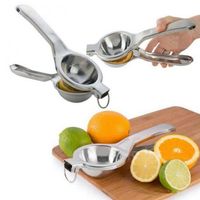 Wholesale Lemon Squeezers Stainless Steel Orange Juicer Lemon Clip Fruit Juice Reamers Fast Handle Press Tool Kitchen Accessories XH1076
