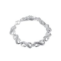 Wholesale Fashionable Bracelets Little White Dragon Silver Plated Charm Bangles Bracelet S925 Silver Jewelry Unisex Thanksgiving Day Gifts POTALA130