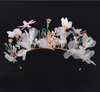 Wholesale New Korean flower headband crown Children s show dress accessories