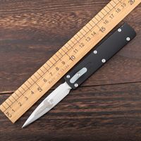 Wholesale Zulu D Rocket KNIFE MT Automatic Knife MICOR KNIVES TECH DOUBLE action tactical KNIFE BLACK COATING BLADE folding knives pocket
