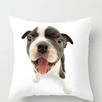 Home Decor Cute Dog Pillow Case Car Lumbar Sofa Dog Pillowcase Cushion Cover
