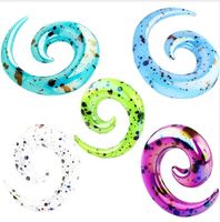 Wholesale Tapers Spirals and Plugs With O Rings Piercings Stretchers Expanders Gauges for Ears Earlobes Stretching g Taper