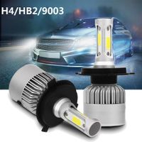 Wholesale 2PC H4 W LM LED Hi Lo Beam Headlight Kit Car Bulbs COB White K BJ