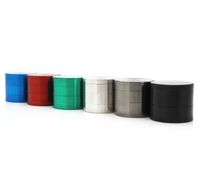 Wholesale Metal smoking Accessories grinder New style Zinc alloy Tobacco Smoke Herb Grinders layer Solid Color Pipes Filter CYL YW1207