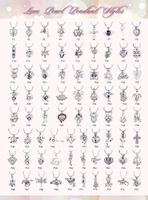 Wholesale 438 styles pearl cage pendant Silver Rainbow color Love wish gem beads cages locket DIY charm pendants mountings For Jewelry Making in Bulk