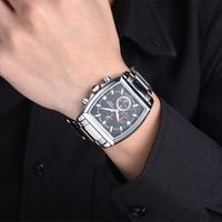 Wholesale 2020 LONGBO Military Men Stainless Steel Band Sports Quartz Watches Dial Clock For Men Male Leisure Watch Relogio Masculino
