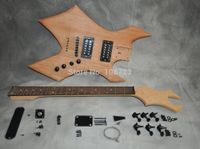 Wholesale DIY Electric Guitar Kit Mahogany Body Maple Neck Rosewood Fingerboard