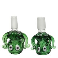 Wholesale Glass Bowls Octopus Style Green mm mm Glass Bowl Bowl Piece Smoking Accessory For Glass Water Bongs Water Pipe