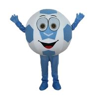 Wholesale Halloween football Mascot Costume Top Quality Cartoon Mr Football Anime theme character Christmas Carnival Party Costumes