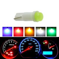 Wholesale T5 COB D Car LED Instrument Light LED Bulb Control Warning Indicator Light V Auto Light Bulbs Red Blue Green Yellow
