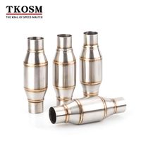 Wholesale Motorcycle Exhaust Pipe mm Muffler Expansion Chamber Refit Exhaust Pipe Back Pressure Core Silent Catalyst Silencer DB Killer